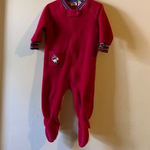 L.L. Bean baby fleece lined sleeper